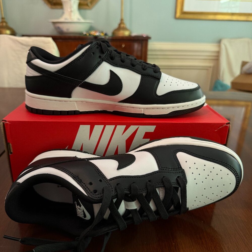 Nike Dunk Low Retro White Black Panda - Size 10.5